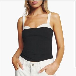 Reformation Harlan Knit Top Size M